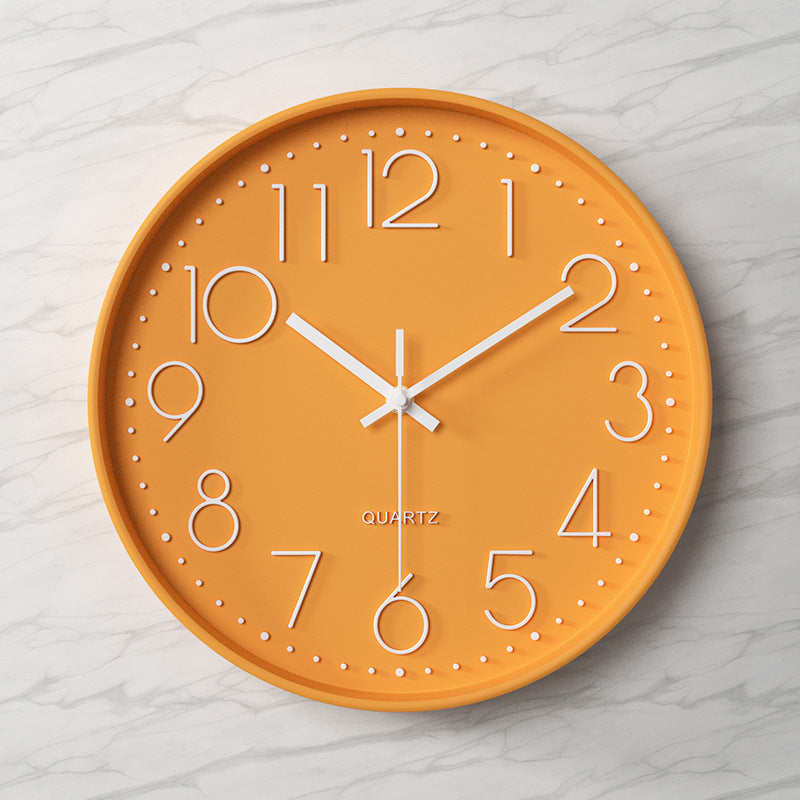 Silent Elegance - Large Clear Wall Clock