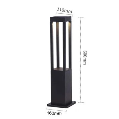 Solar-Powered Garden Pathway Lamp – Eco-Friendly, Waterproof Design