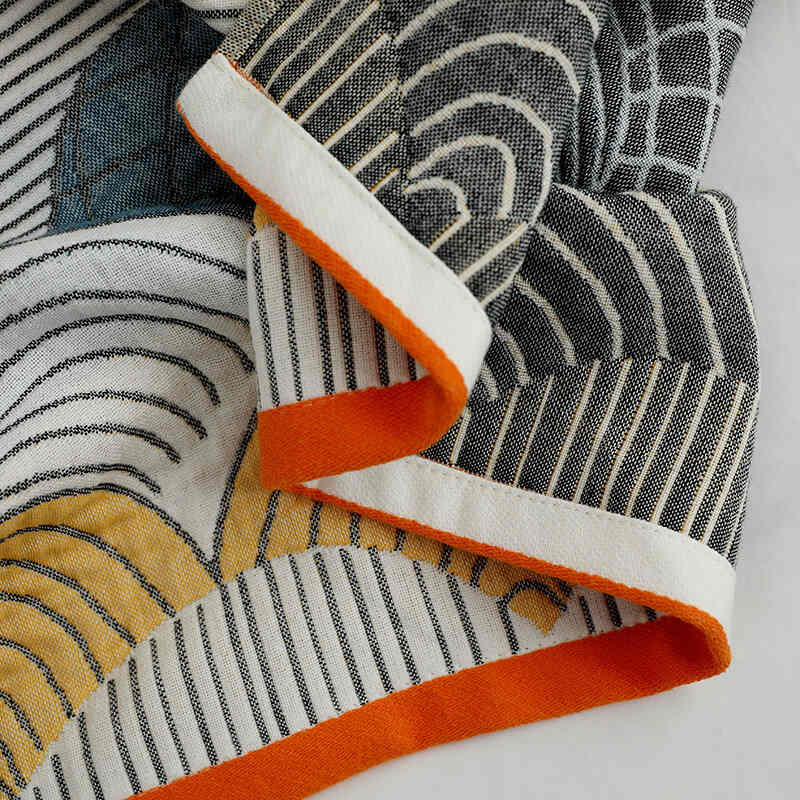 Shell Print Jacquard Cotton Bath Towel 70x140cm
