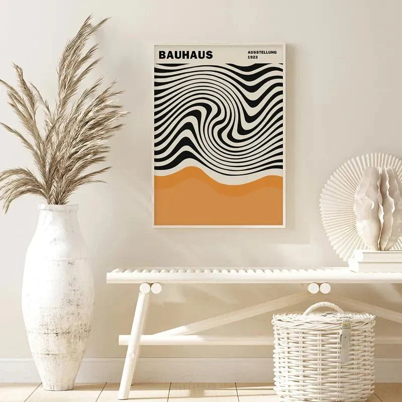 Abstract Canvas Wall Art Poster - Modern Unframed Design