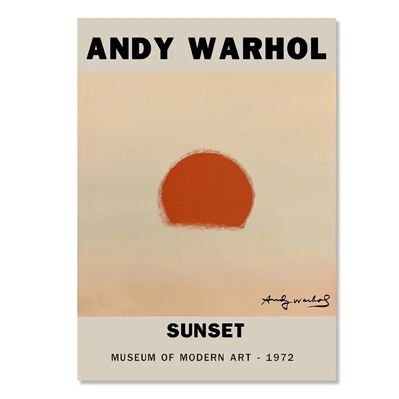 Abstract Canvas Wall Art Poster - Modern Unframed Design
