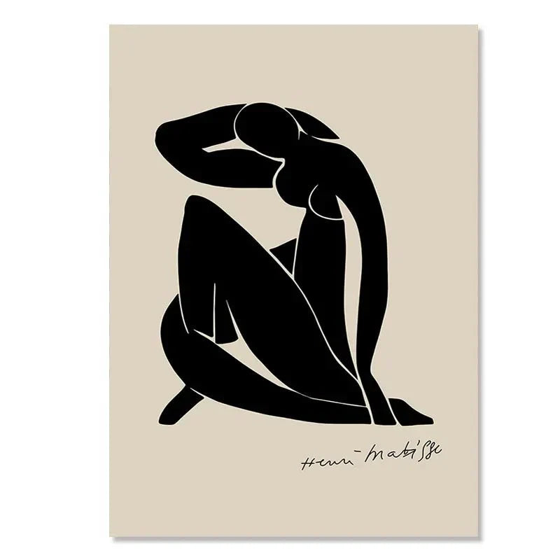 Abstract Canvas Wall Art Poster - Modern Unframed Design