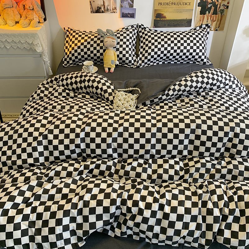 Abstract Chequerboard Single Bedding Set