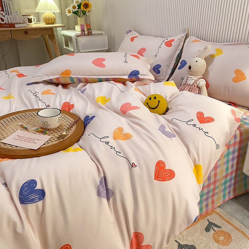 Abstract Chequerboard Single Bedding Set