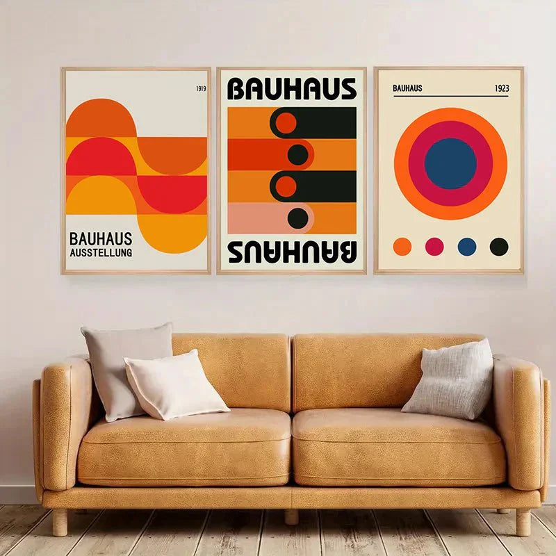 Vibrant Abstract Wall Art Poster Canvas Modern Design