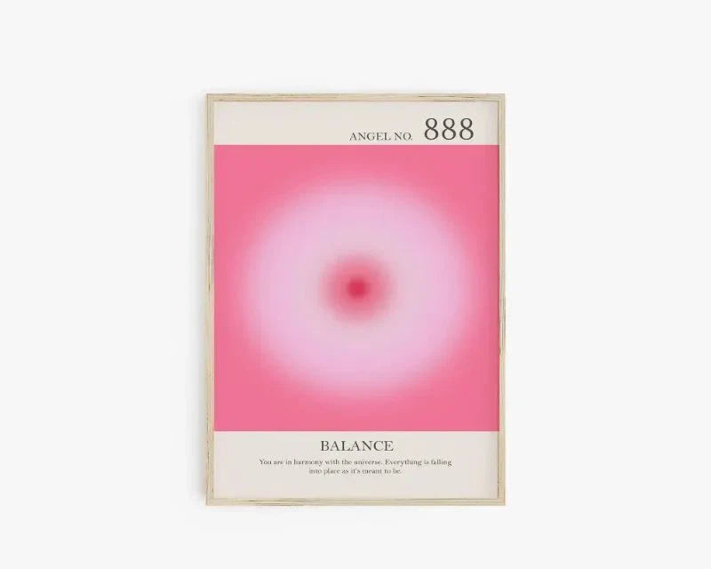 Angel Number Spiritual Posters Canvas Modern Wall Art