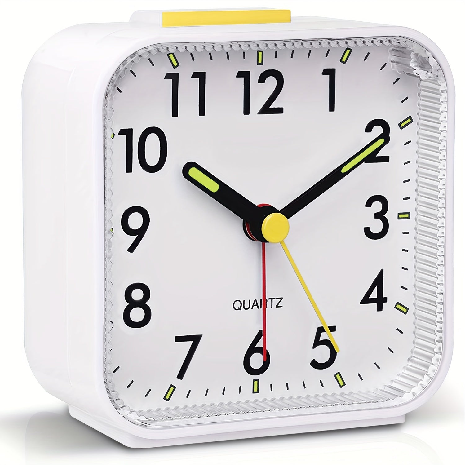 Timeless Journey Classic Square Travel Alarm Clock Snooze