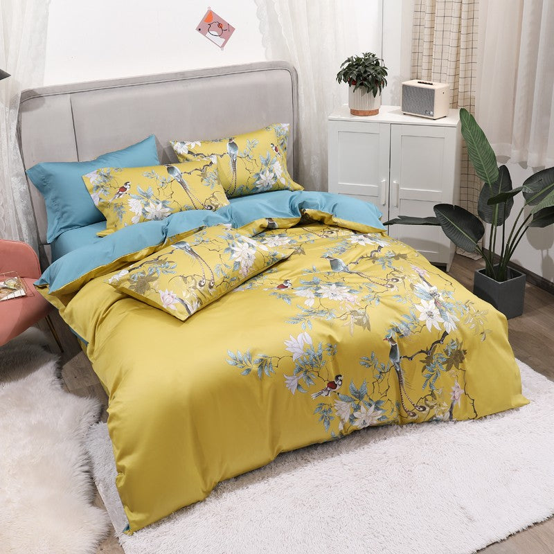 Tropical Haven Duvet Cover Set (Egyptian Cotton, 500 TC)