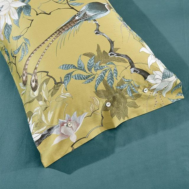 Tropical Haven Duvet Cover Set (Egyptian Cotton, 500 TC)