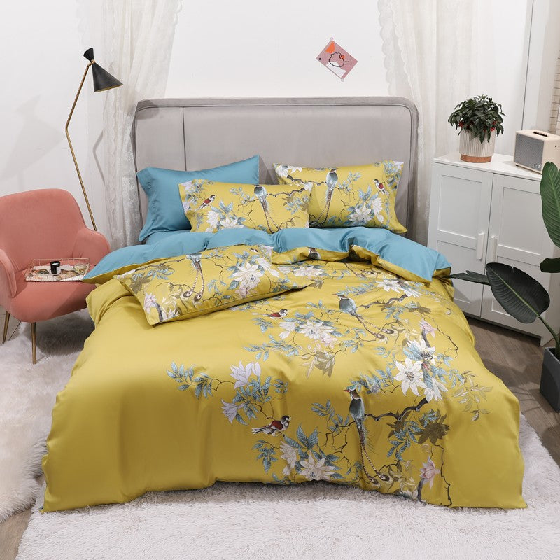 Tropical Haven Duvet Cover Set (Egyptian Cotton, 500 TC)