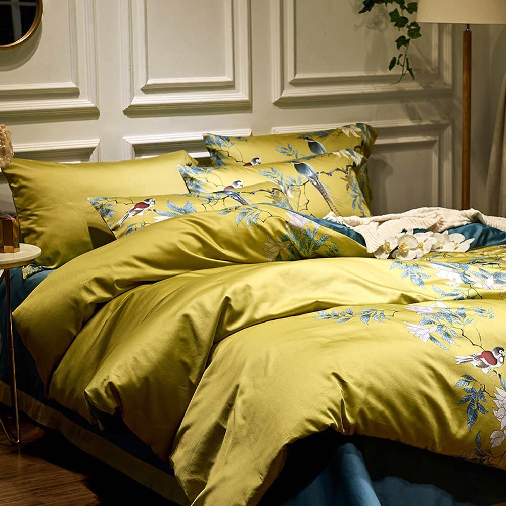 Tropical Haven Duvet Cover Set (Egyptian Cotton, 500 TC)