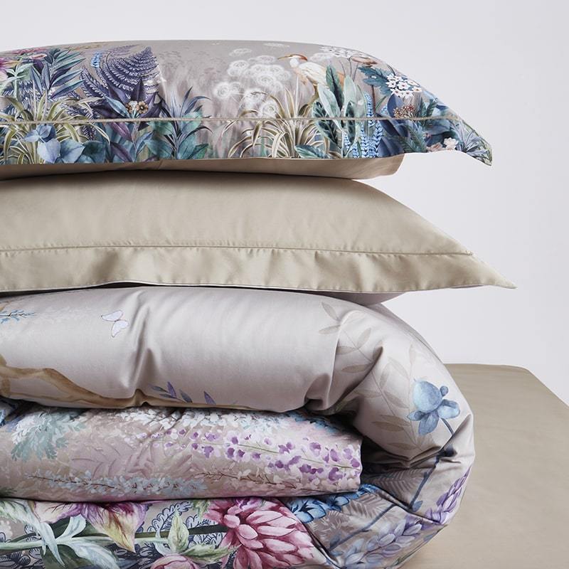 FloraLuxe Duvet Cover Set (Egyptian Cotton, 500 TC)