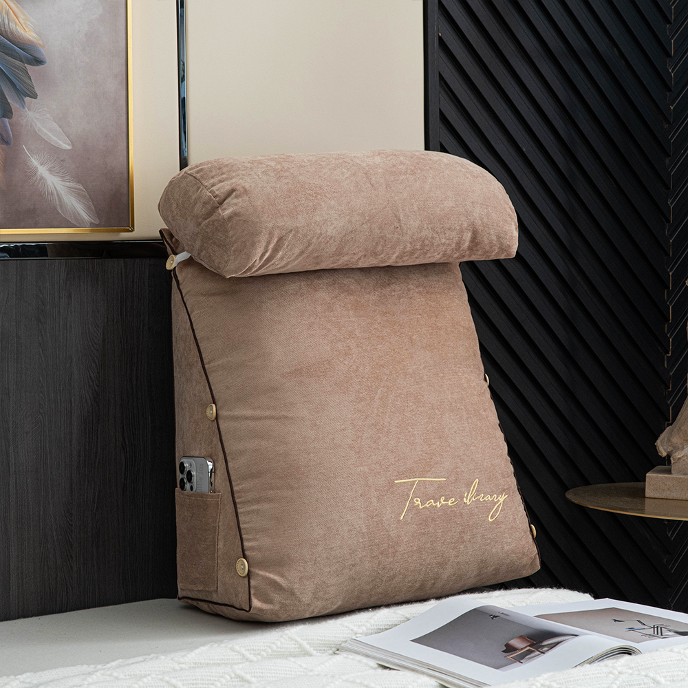 Luxury Backrest Reading Pillow with Adjustable Support