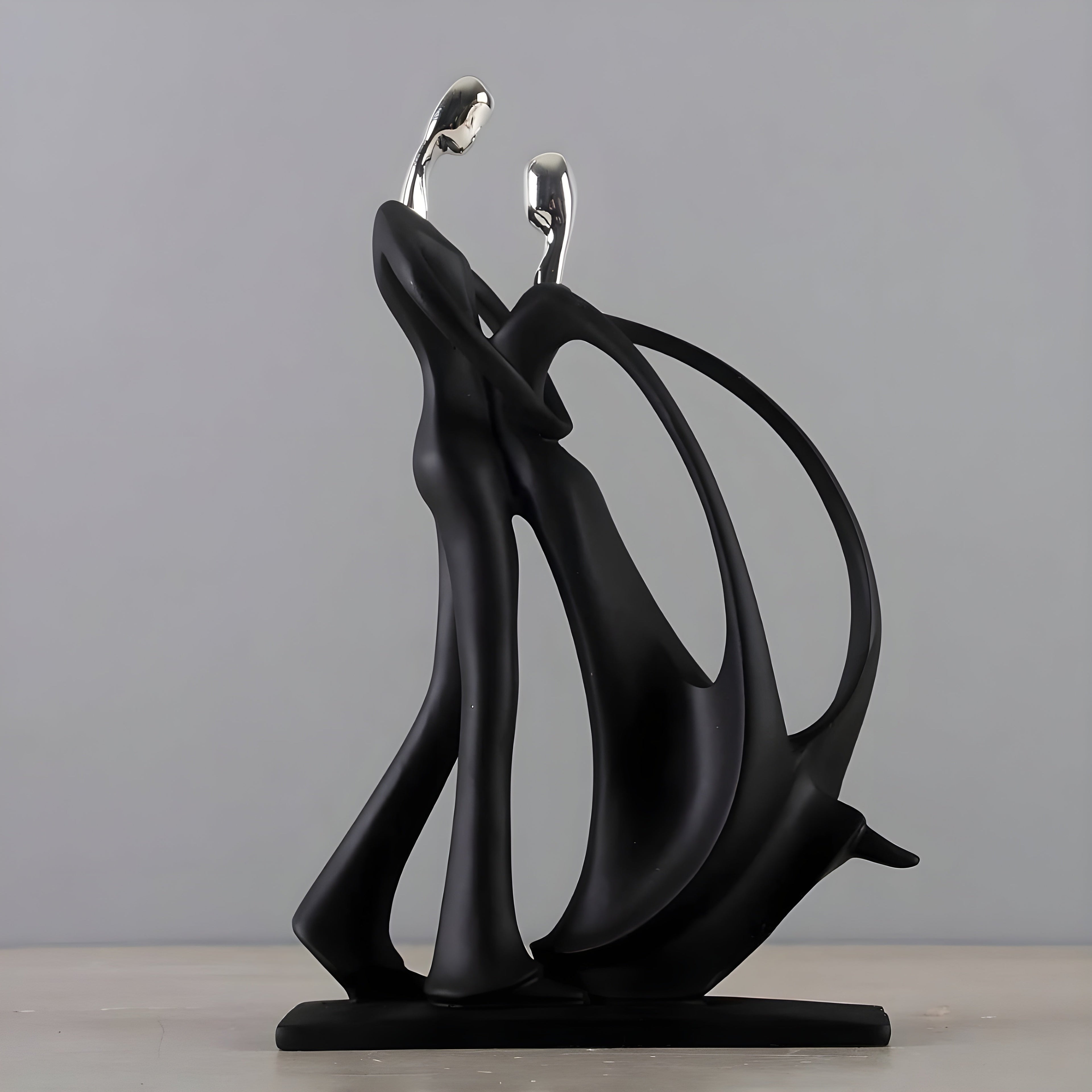Dancing Couple Resin Figurines Art - Nordic Style Decor