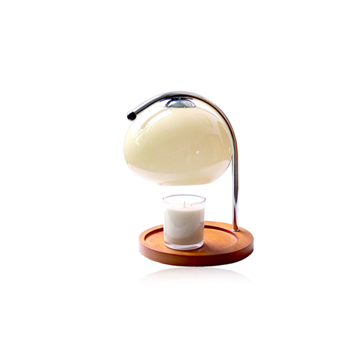Glass Candle Warmer Lamp – Dimmable Retro Glow