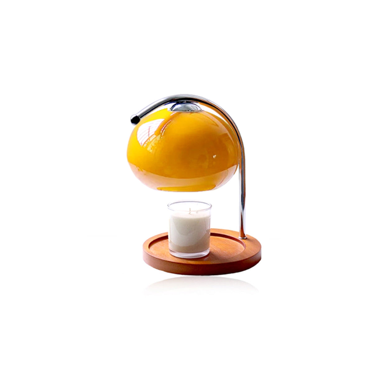 Glass Candle Warmer Lamp – Dimmable Retro Glow