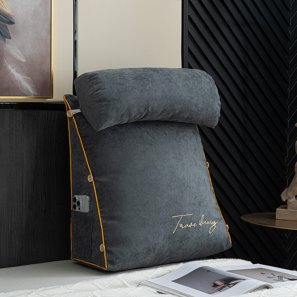 Luxury Backrest Reading Pillow with Adjustable Support