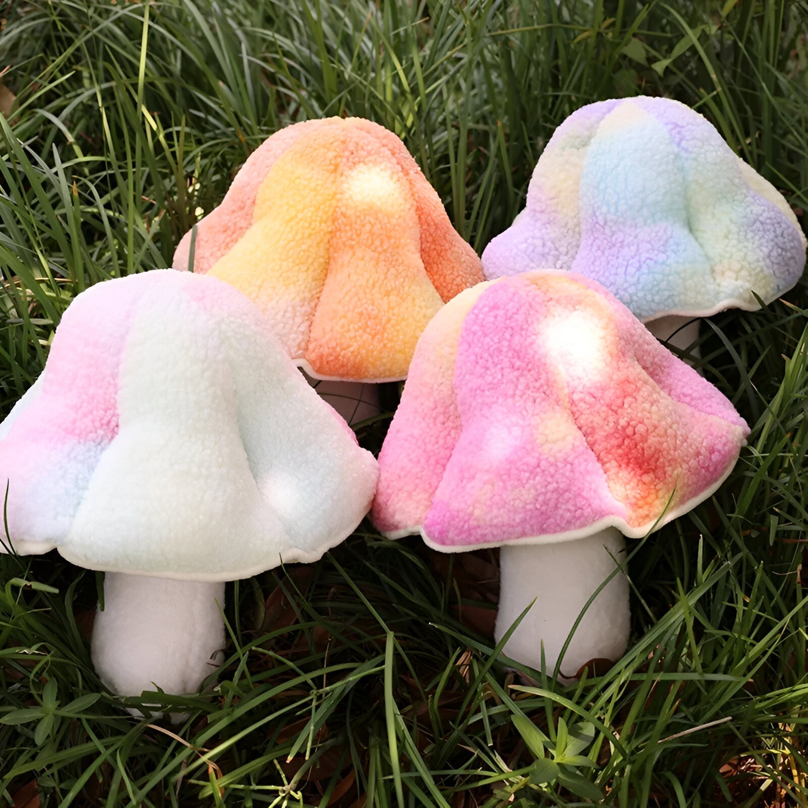 Children's Plush Mushroom Cushion Soft Polyester Foam Fill