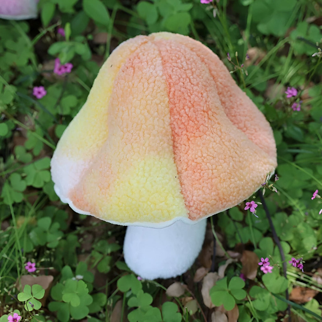 Children's Plush Mushroom Cushion Soft Polyester Foam Fill
