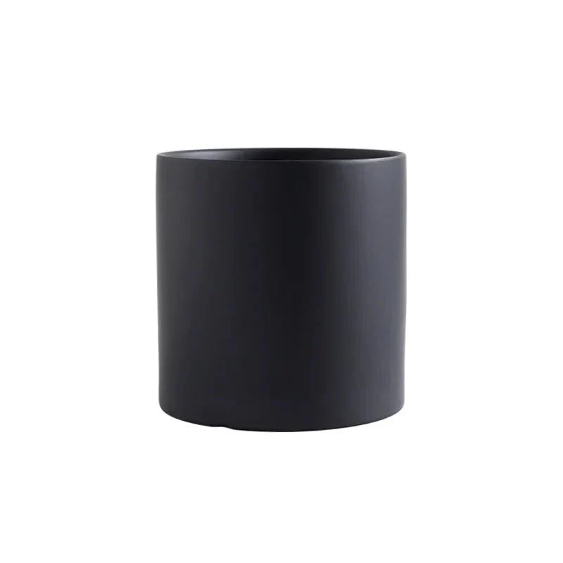 Colourful Ceramic Flower Pot with Drainage Modern Design