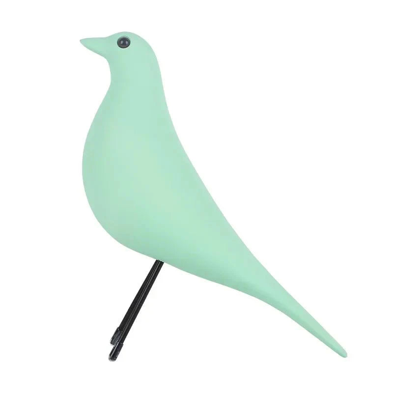 Colourful Novelty Bird House Ornament Resin Sculpture Decor