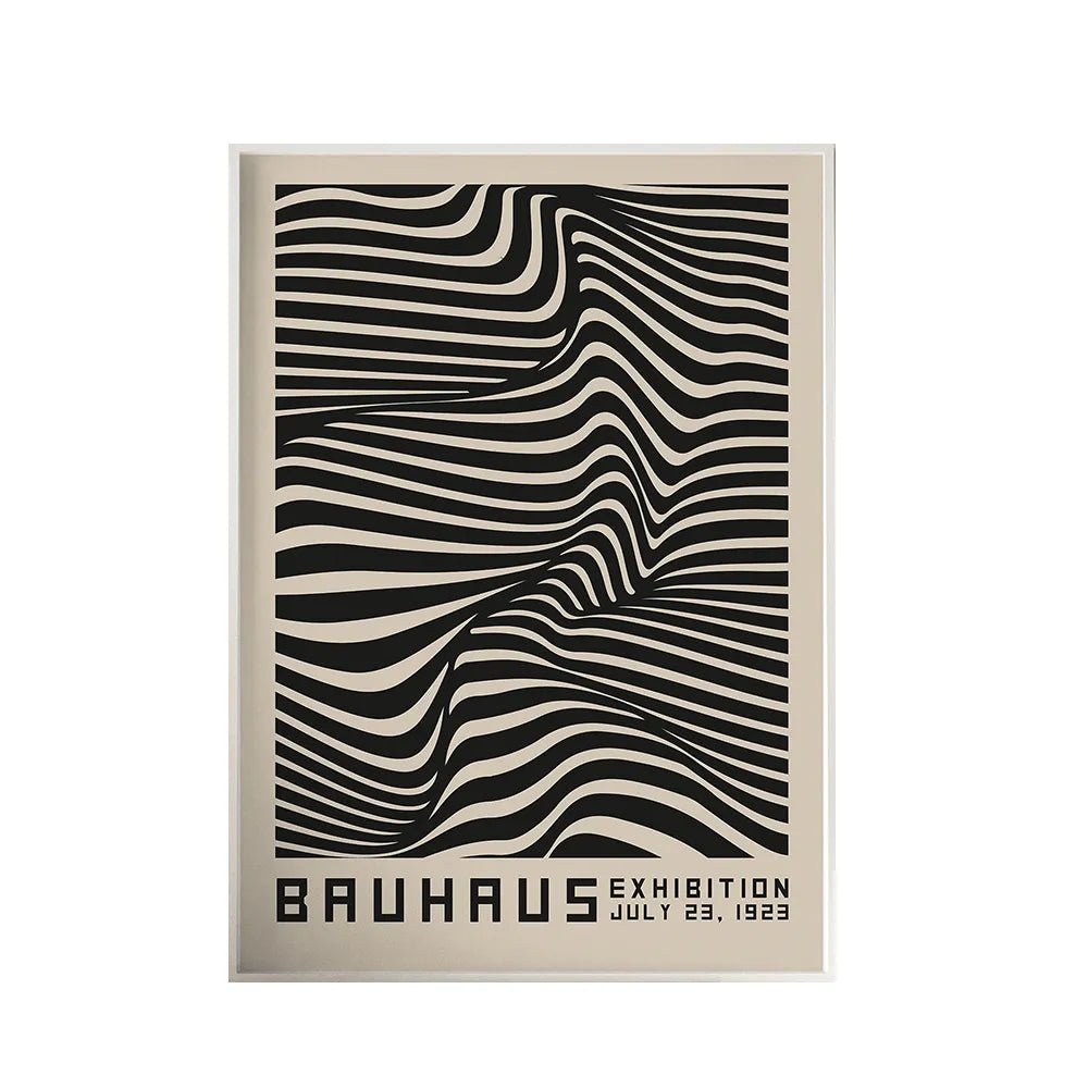Contemporary Abstract Canvas Print Illustration in Modern Style