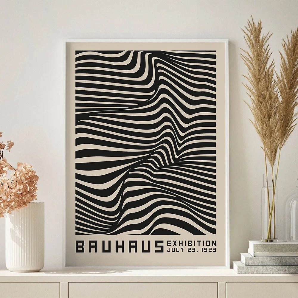 Contemporary Abstract Canvas Print Illustration in Modern Style