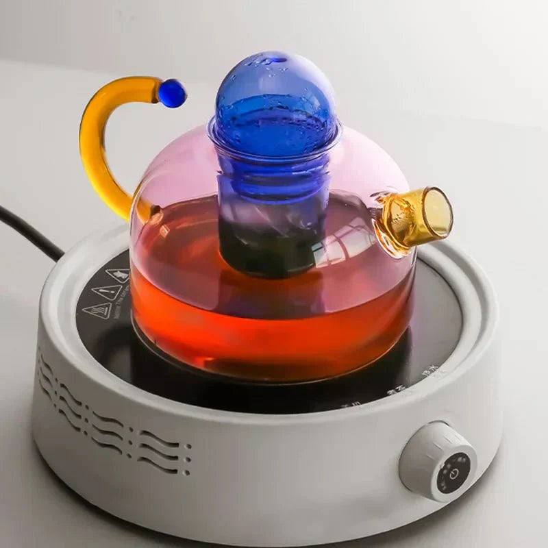 GlowHarmony Luxury Translucent Kettle and Mug Set