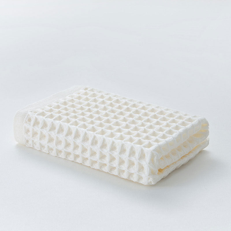 Simple Cotton Waffle Weave Towel 6PCS Eco Friendly