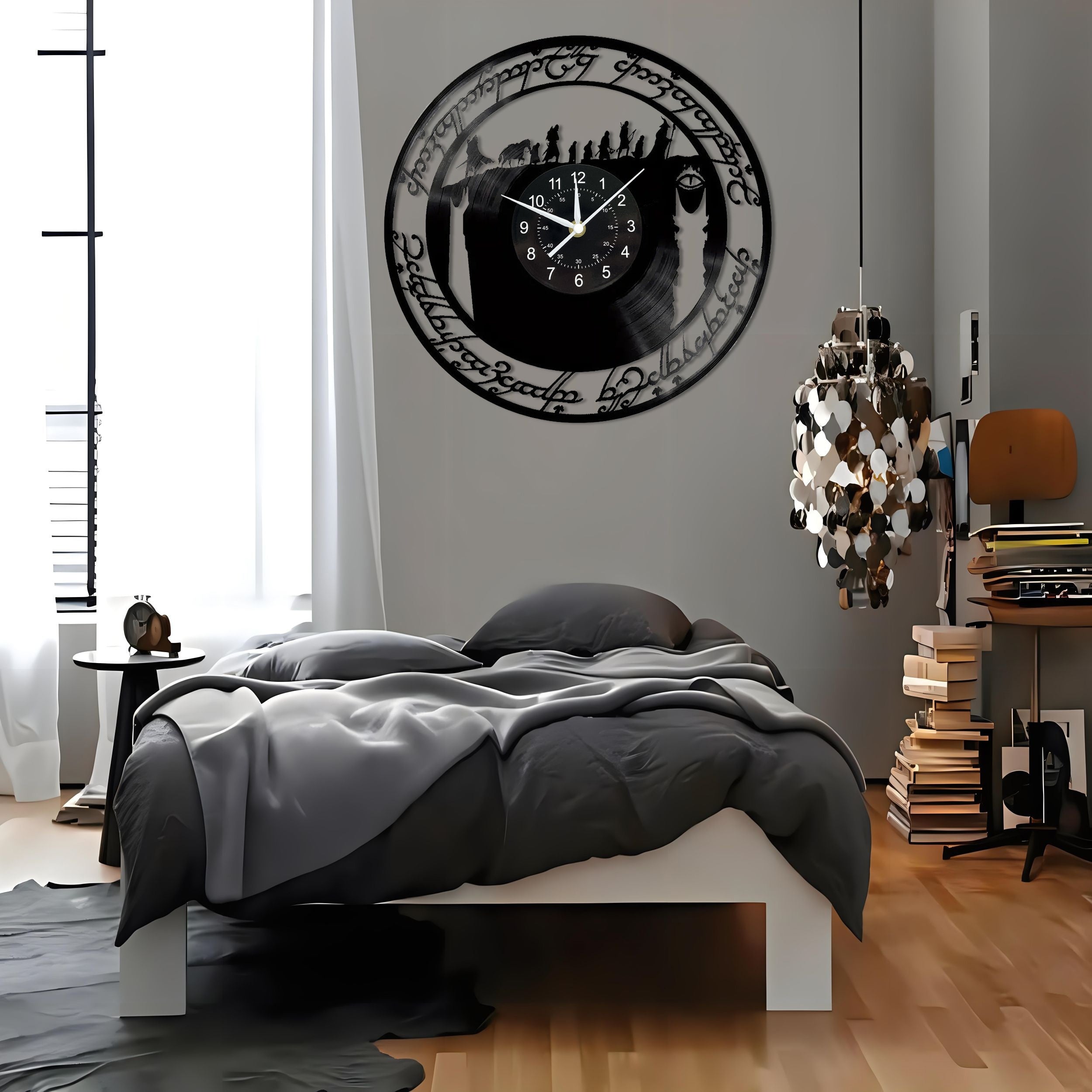 Timeless Legends Silent Vinyl Wall Clock Vintage Decor