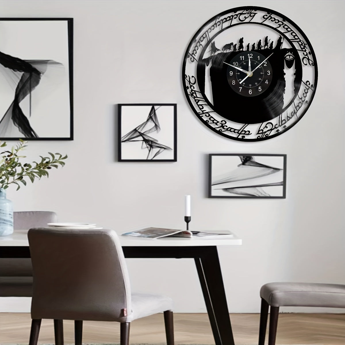 Timeless Legends Silent Vinyl Wall Clock Vintage Decor