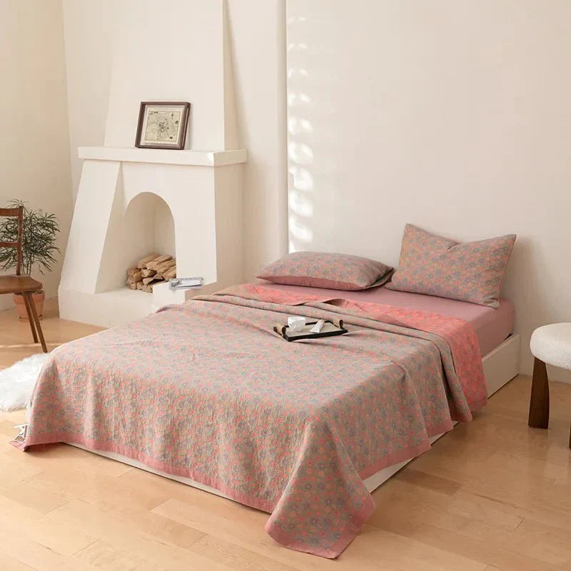 Decorative Bohemian Style Bed Blanket for Cozy Comfort