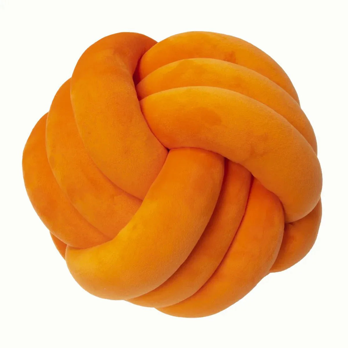 Decorative Knotted Suede Effect Ball Soft Cushion Pillow