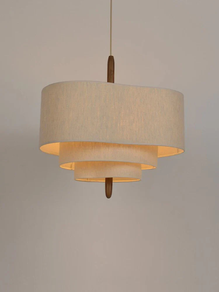 Stylish Fabric Chandelier for Contemporary Living Room or Bedroom Ambiance