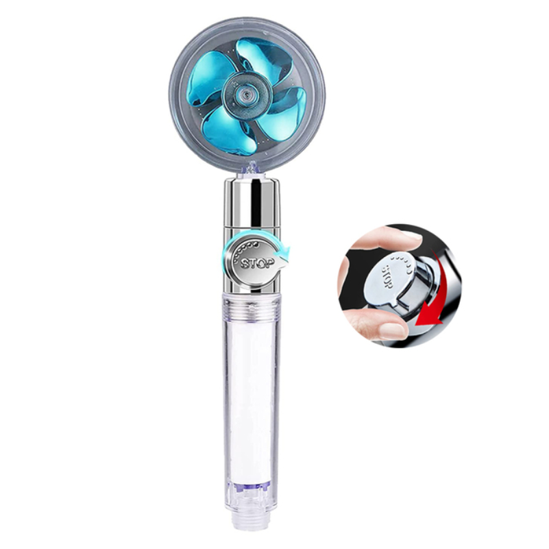 High Pressure Propeller Shower Head with 3 Settings