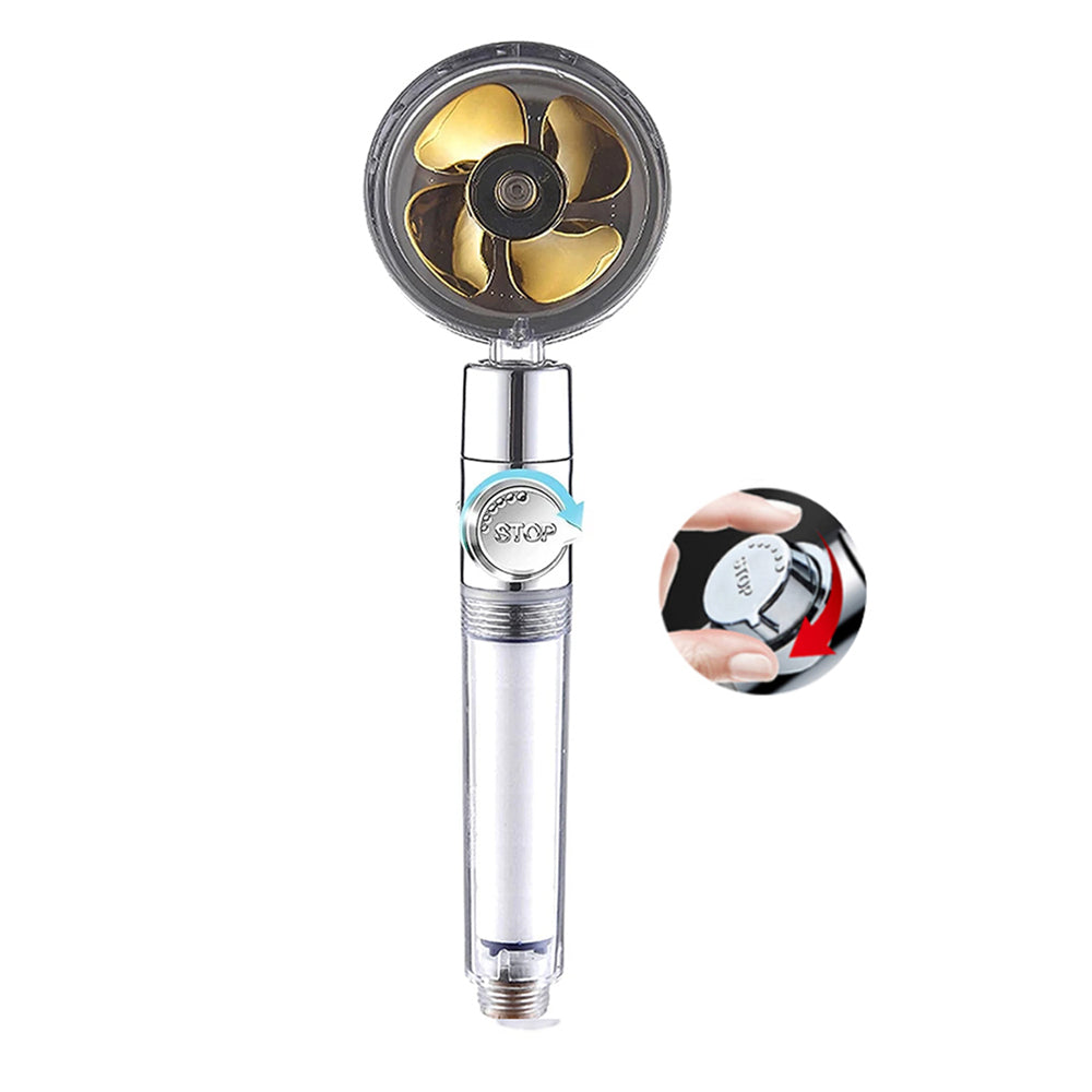 High Pressure Propeller Shower Head with 3 Settings