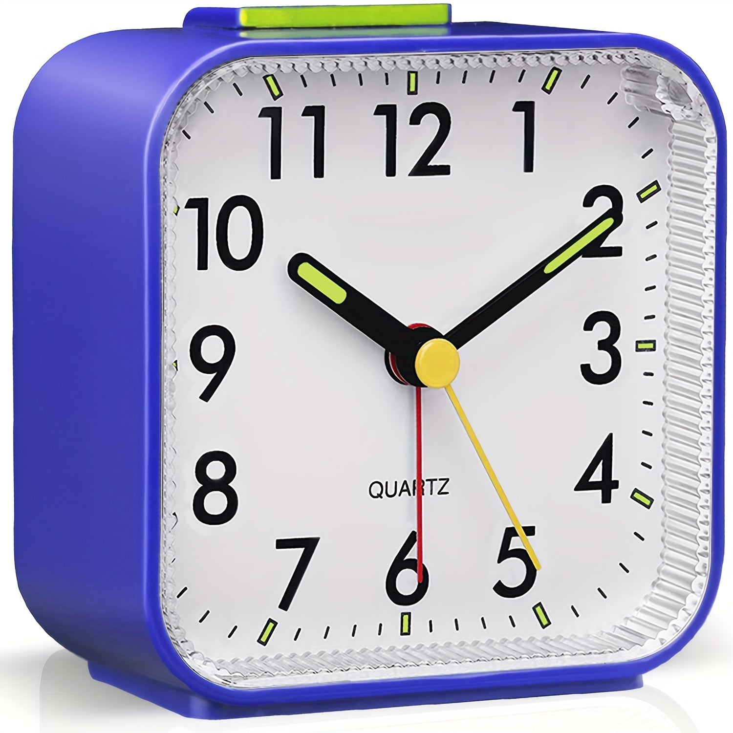 Timeless Journey Classic Square Travel Alarm Clock Snooze