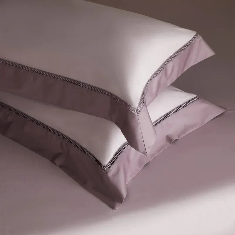 Essence Duvet Cover Set – 1000 TC Egyptian Cotton with Elegant Border Detailing
