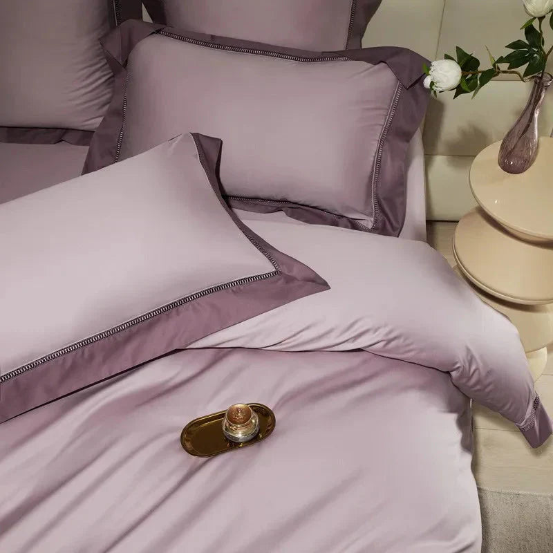 Essence Duvet Cover Set – 1000 TC Egyptian Cotton with Elegant Border Detailing
