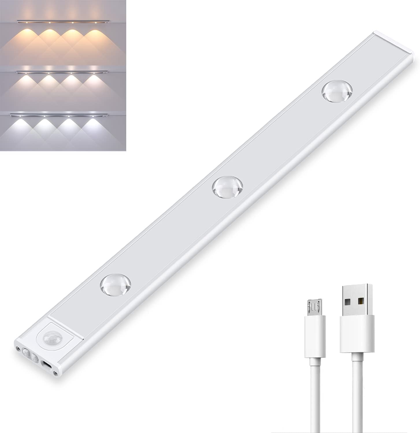 Wireless Motion Sensor LED Light – Rechargeable and Easy to Install