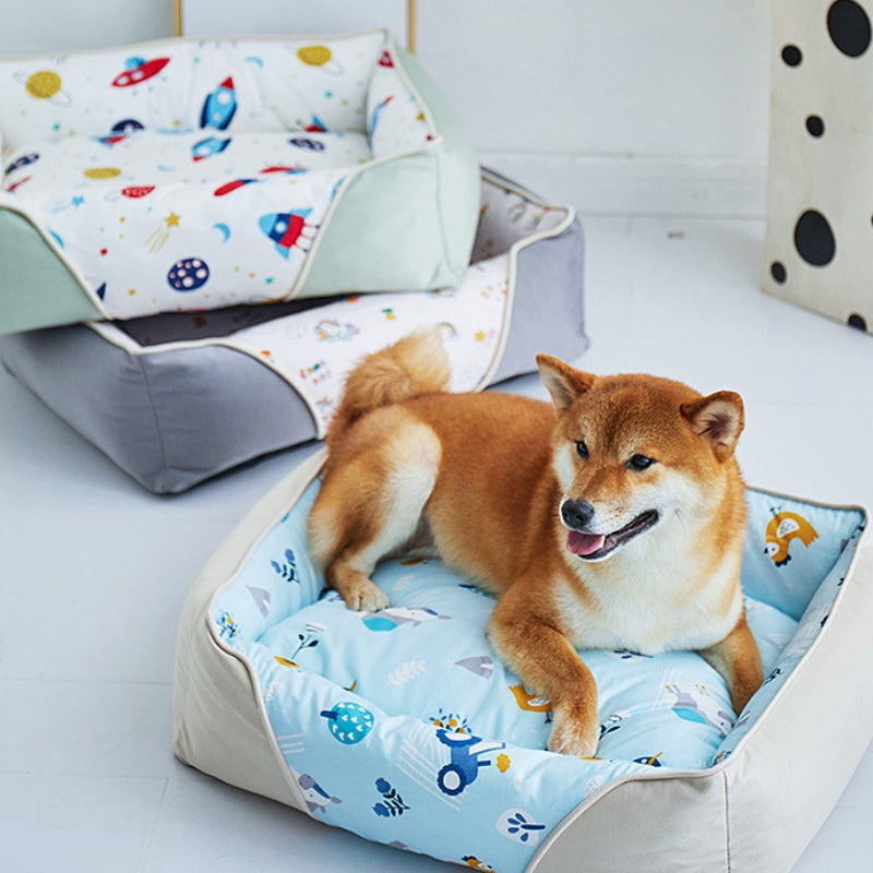 Four Walled Supportive Pet Bed Cozy Durable Eco Friendly