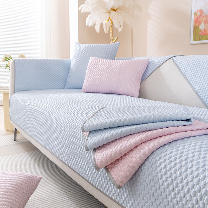 Anti-Scratch Furniture Protector Washable Cooling Couch Cover