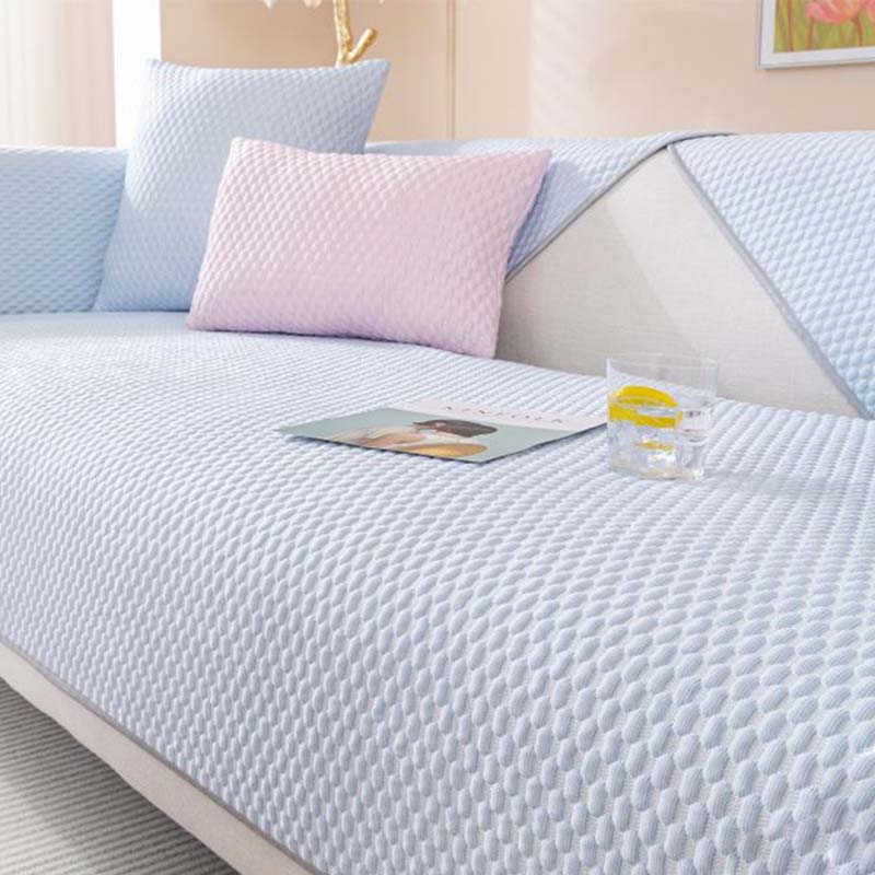 Multifunctional Cooling Waterproof Furniture Protector Sectional Couch Cover with Ice Silk Fabric