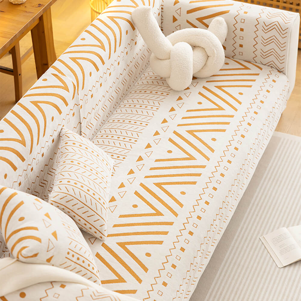 Chenille Fabric Breathable Wear-Resistant Sofa Cover Deco