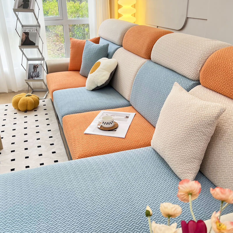 Colourful Fleece Sofa Cover Furniture Protector for Pets