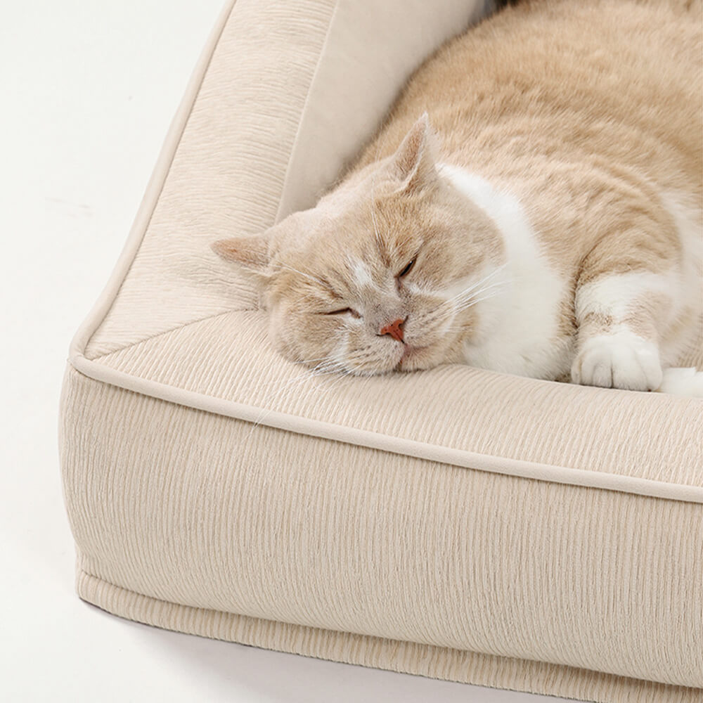 Comfort Orthopedic Dog Sofa Bed Supportive Stylish Foam