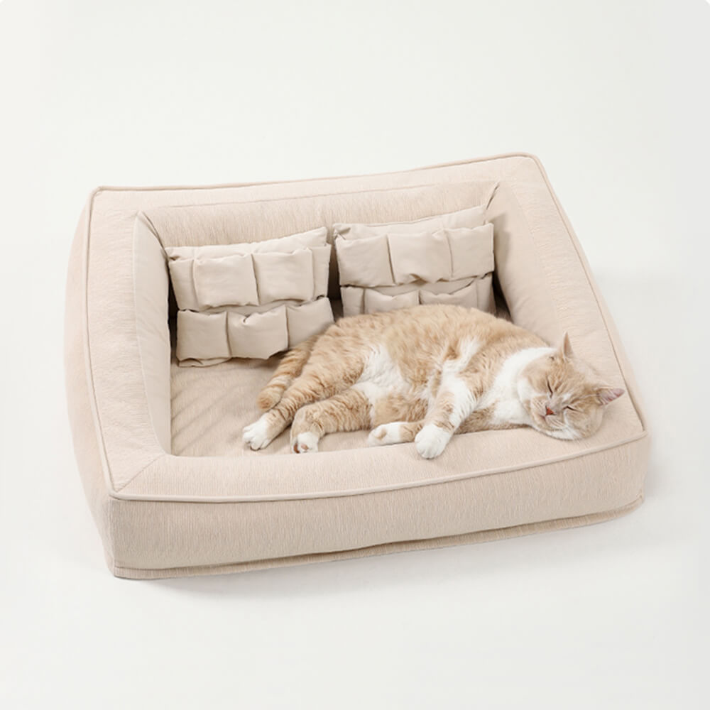 Comfort Orthopedic Dog Sofa Bed Supportive Stylish Foam