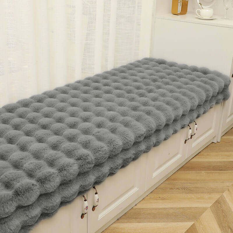 Cozy Plush Solid Colour Non-slip Couch Cover for Comfort