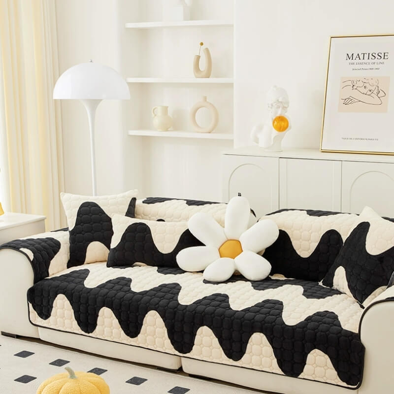 Milk Velvet Sofa Cover Non-slip Protection for Furniture