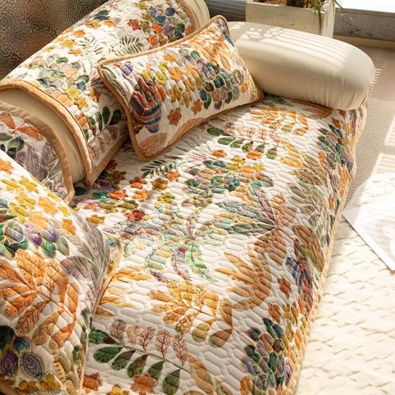 Tropical Rainforest Sofa Anti-Scratch Protective Mat Cover